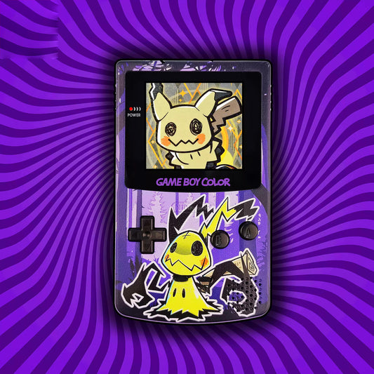GBC customized GAMEBOY COLOR game console, high brightness handheld console, point-to-point full fit mini hill