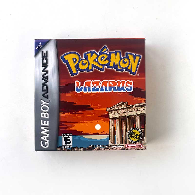 Pokemon lazarus v 2.0 ( RTC Flash cart ) Cartridge for GBA