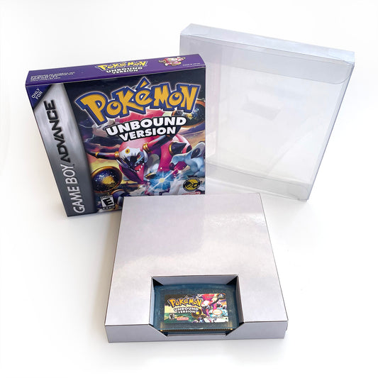 pokemon Unbound version RTC Flash cart game cartridge with tray box for gba game boy advance