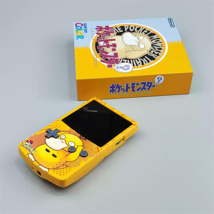 GBC GAMEBOY COLOR game console, high brightness handheld console, point-to-point full fit, reachable duck