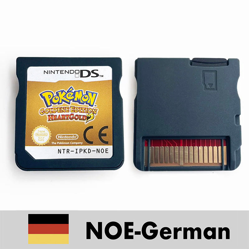 USA FRA ITA NOE ESP Pokemon HeartGold SoulSilver Black 1 2 White 1 2 Nintendo Game Cartridge for DS NDS 3DS