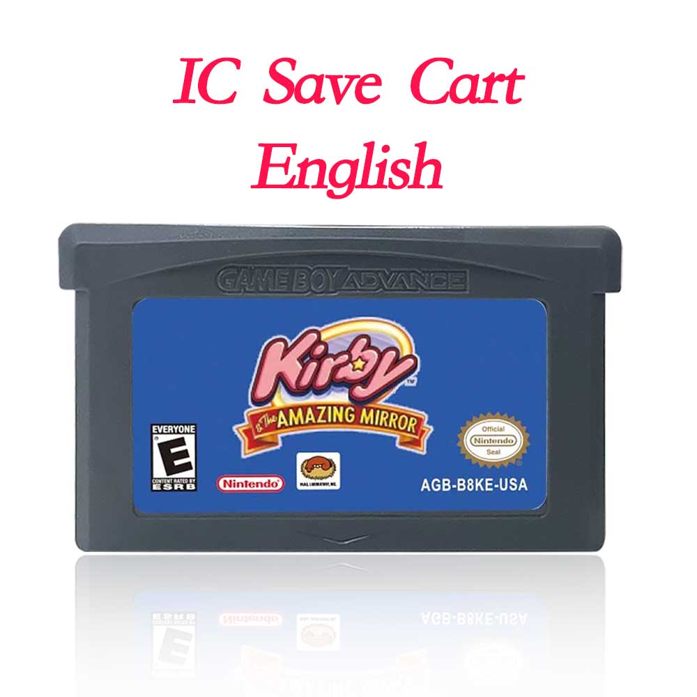 USA Englsih Zelda,super Mario,Kirby,Final Fantasy,donkey Kong,Castlevania,Metroid, Fire Emblem  Nintendo Game Cartridge for Gba
