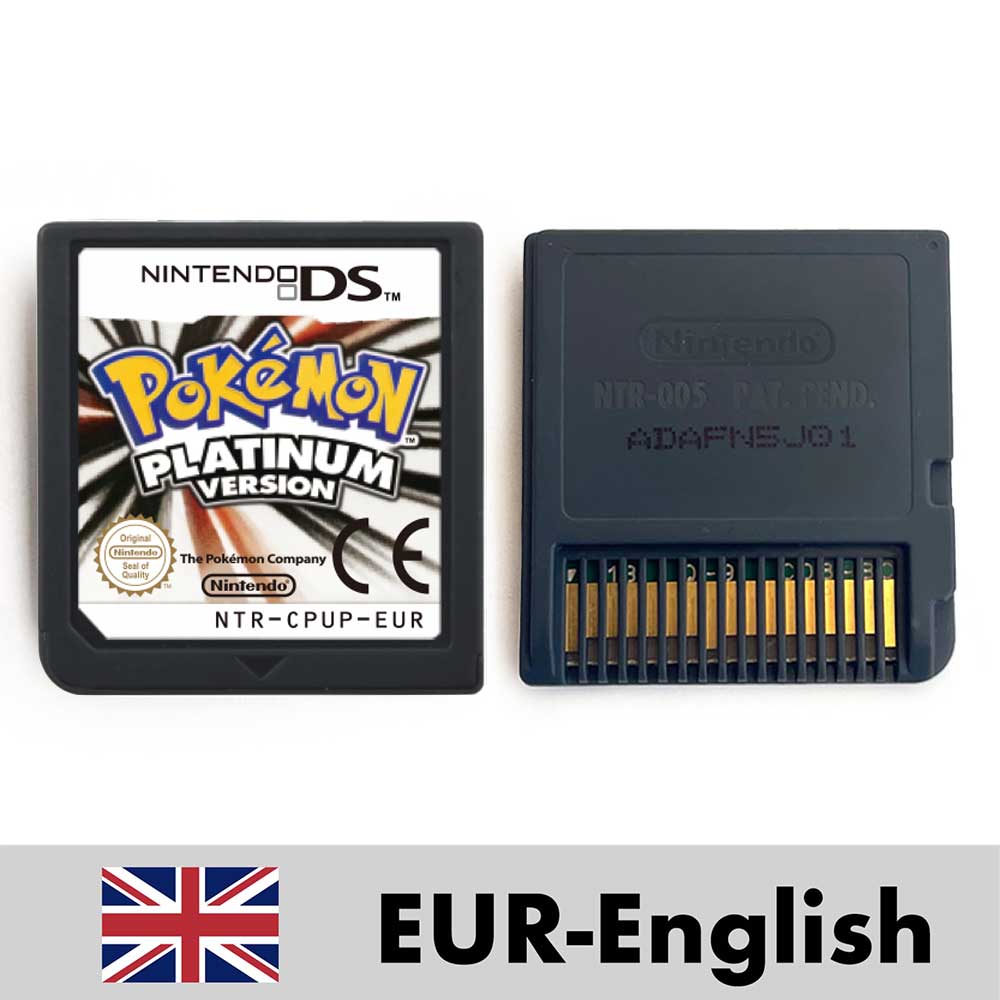 ESP ITA FRA USA EUR NOE Pokemon HeartGold SoulSilver Platinum Diamond Pearl Nintendo Video Console Game Cardride For DS 2DS 3DS