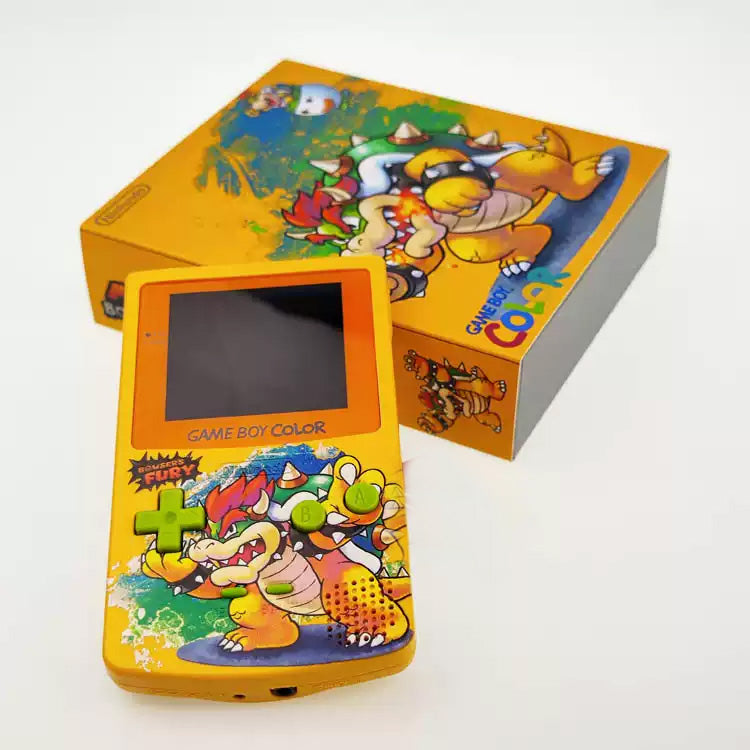 GBC customized GAMEBOY COLOR game console, high brightness handheld console, point-to-point full fit Kuba