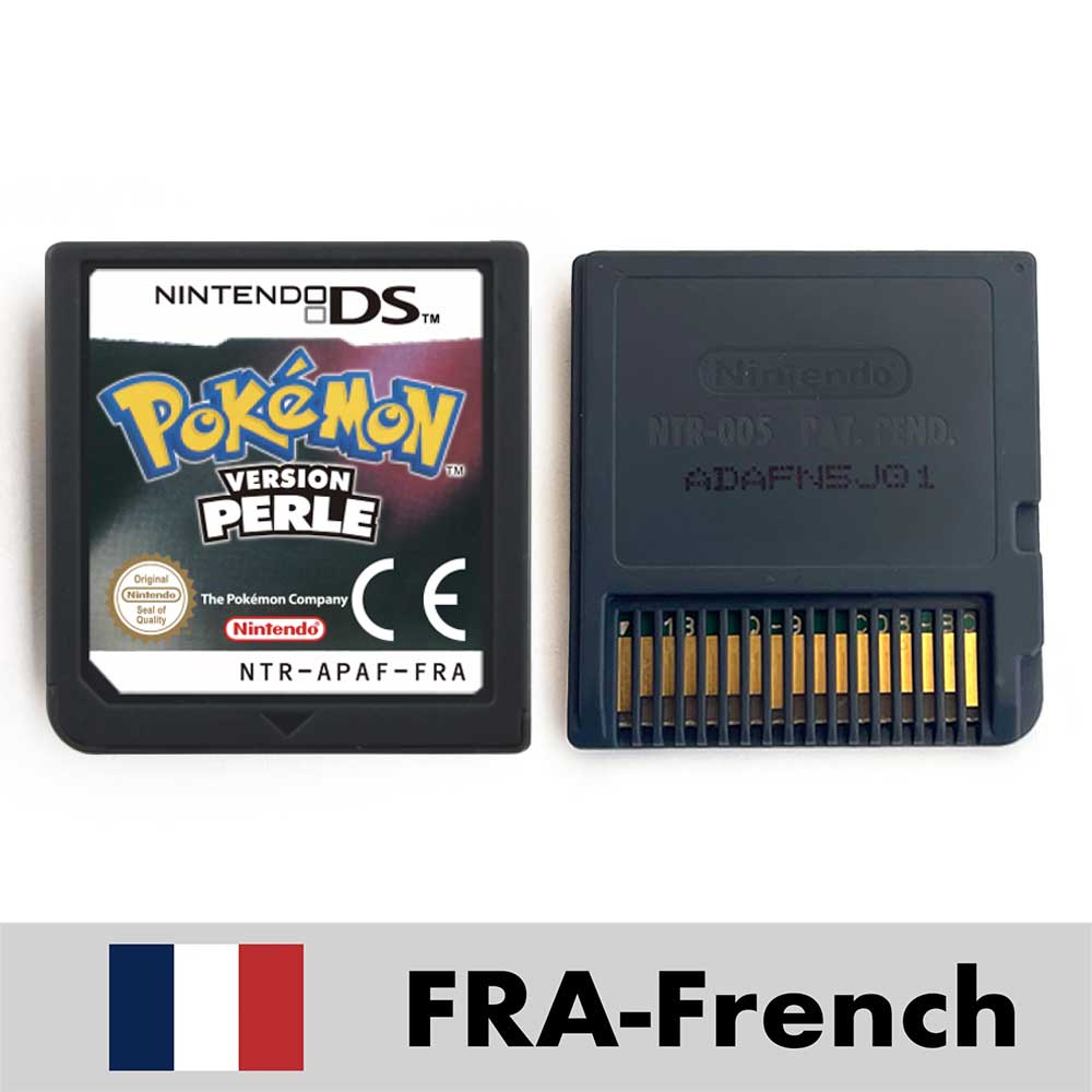 ESP ITA FRA USA EUR NOE Pokemon HeartGold SoulSilver Platinum Diamond Pearl Nintendo Video Console Game Cardride For DS 2DS 3DS