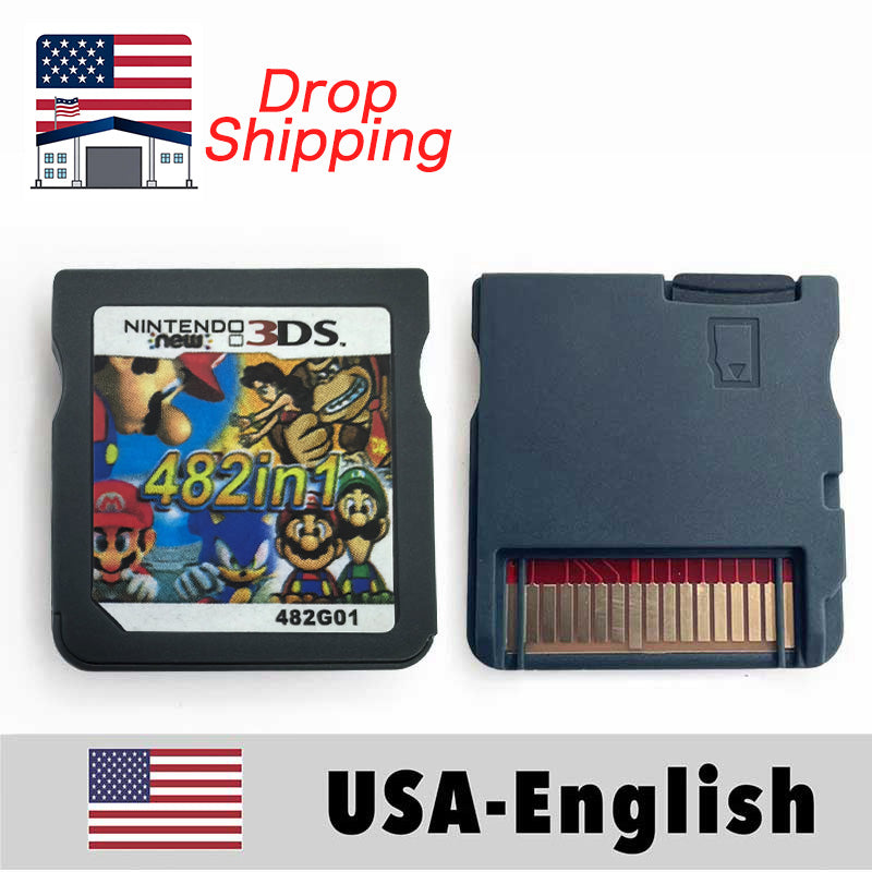 （Shipped from the United States）USA English 208 in 1,482 in 1,486 in 1,500 in 1,510 in 1,4300 in 1,5000 in 1,7800 in 1 Game Cartridge for DS Console