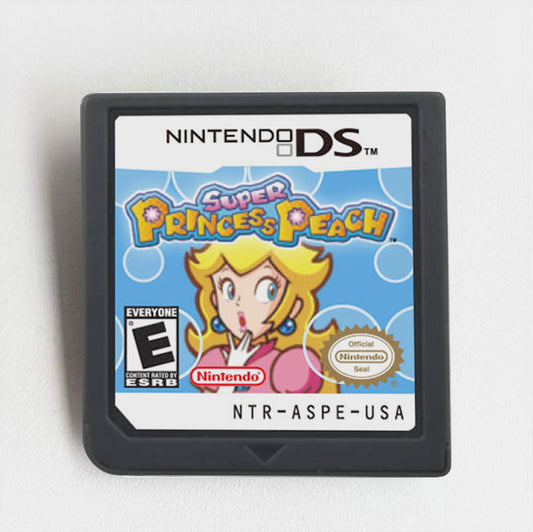 Super Princess Peach Game cartridge for Nintendo Ds 3ds 2ds