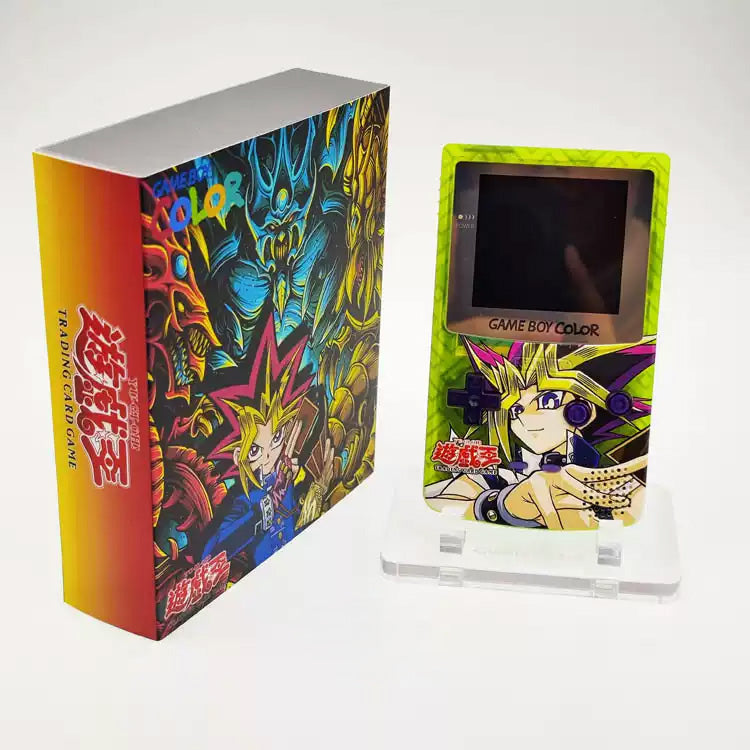 GBC customized GAMEBOY COLOR game console, high brightness handheld console, point-to-point full fit game king