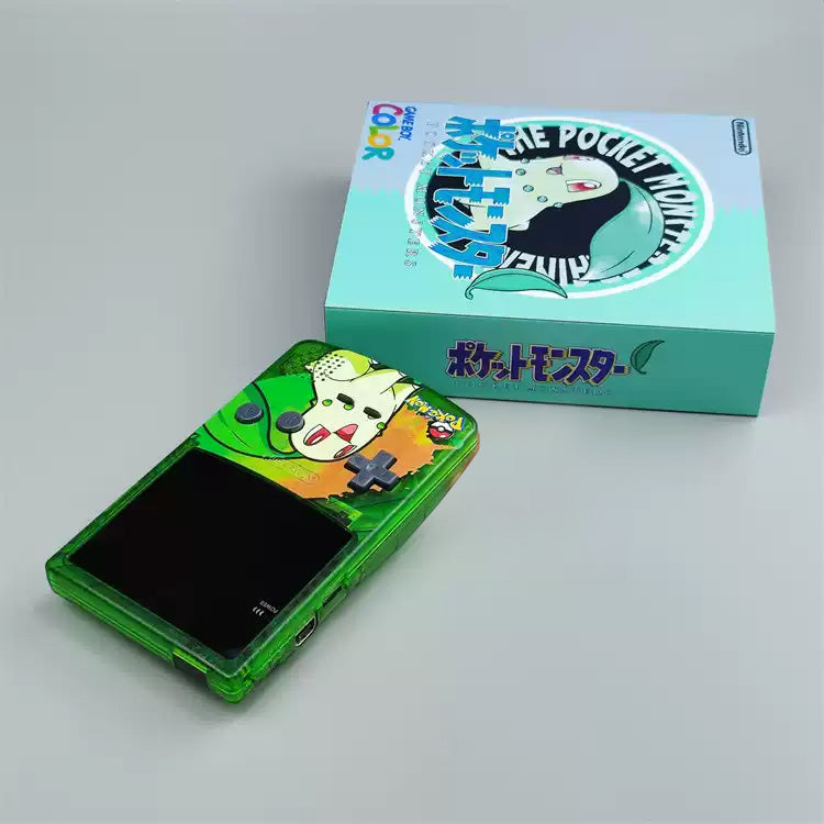 GBC GAMEBOY COLOR game console high brightness handheld console point-to-point full fit chrysanthemum leaf grass