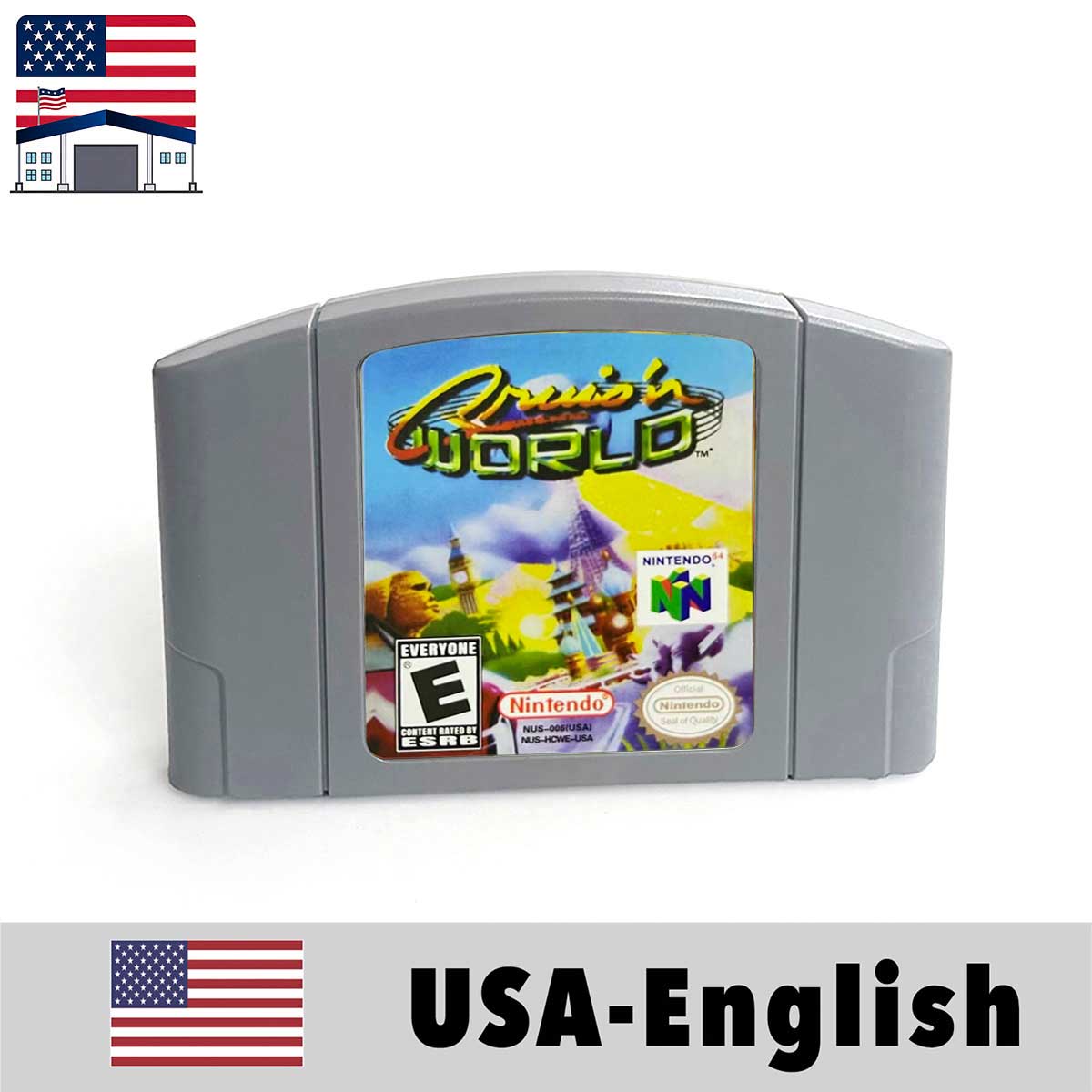 （Shipped From The United States) cruis'n Dragonball-Z-Kart-N64 F-ZEROX USA NTSC Version English Retro Video Game Consoles 64bit Game Cartridge for N64