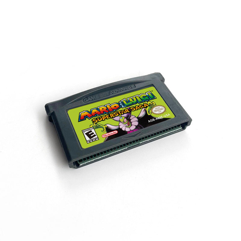 Mario & Luigi Superstar Saga cartridge with tray box for gba game boy advance