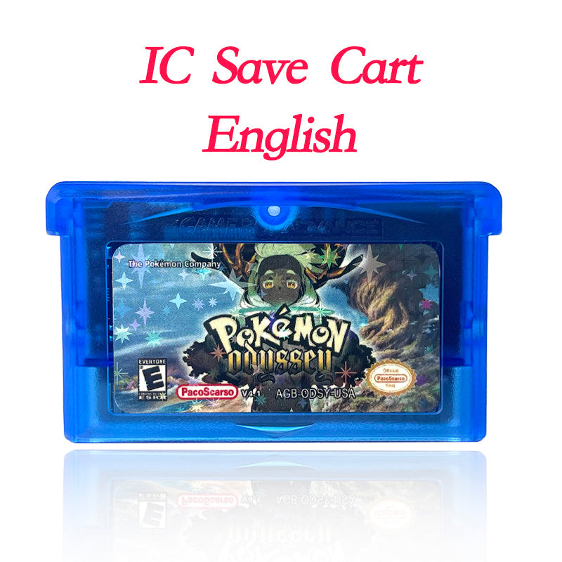 USA IC SAVE Pokemon firered extended INTERNAL LEGEND SWAAT RECHARGED YELLOW Cartridge Video Game Console Rom Hack English