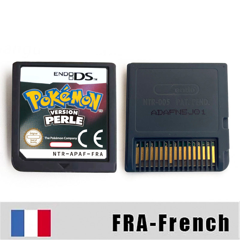 ESP ITA FRA USA EUR NOE Pokemon HeartGold SoulSilver Platinum Diamond Pearl Nintendo Video Console Game Cardride For DS 2DS 3DS