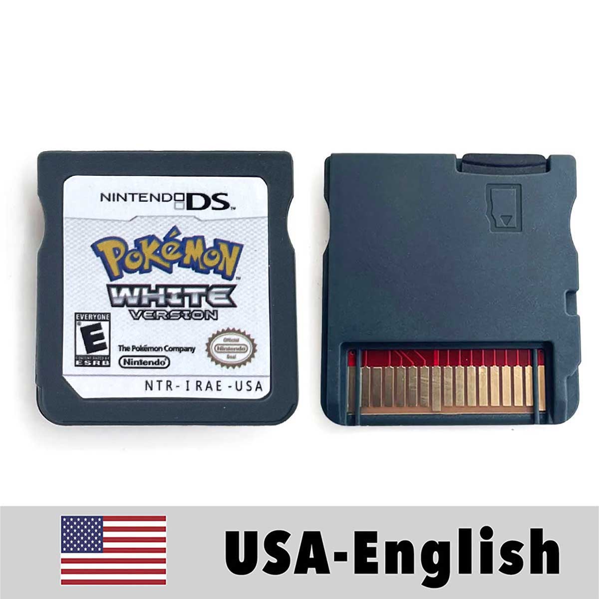 USA English Pokemon black 1 2 White 1 2 box Game Cartridge for DS NDS 3DS