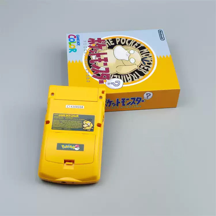 GBC GAMEBOY COLOR game console, high brightness handheld console, point-to-point full fit, reachable duck