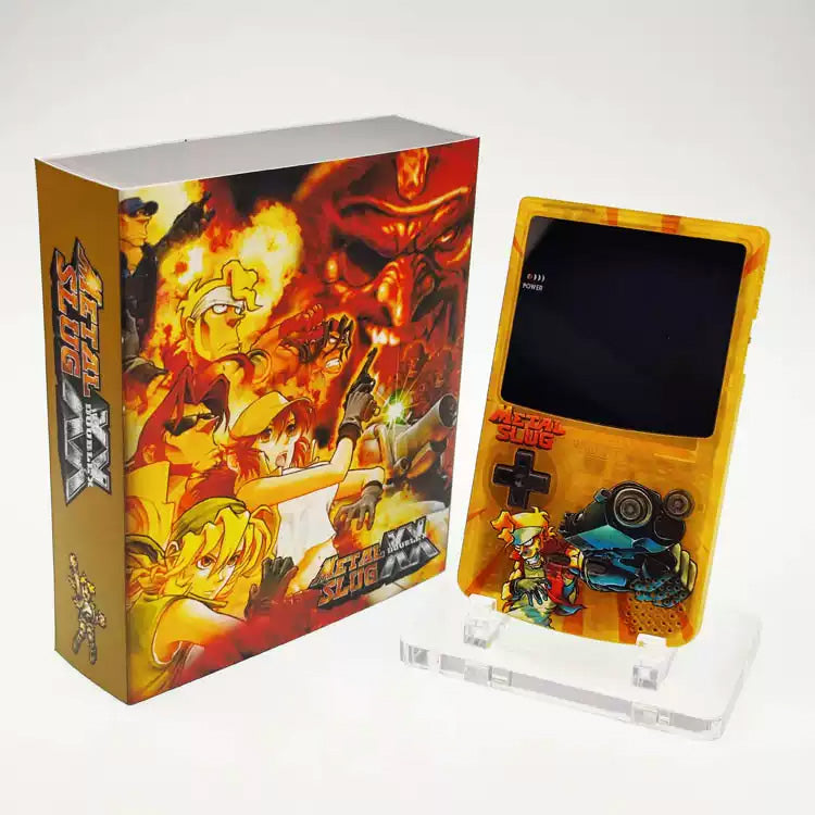 GBC customized GAMEBOY COLOR game console, high brightness handheld console, point-to-point fully bonded alloy bullet head