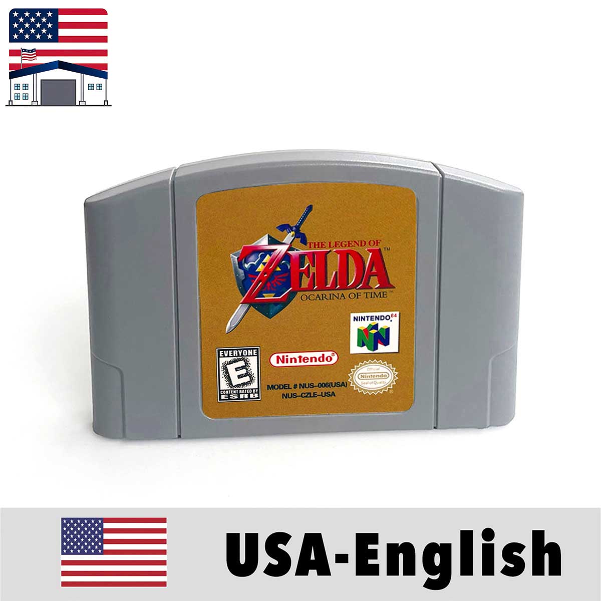 （Shipped From The United States) THE-LEGEND-OF-ZELDA Series USA NTSC Version English Retro Video Game Consoles 64bit Game Cartridge for N64