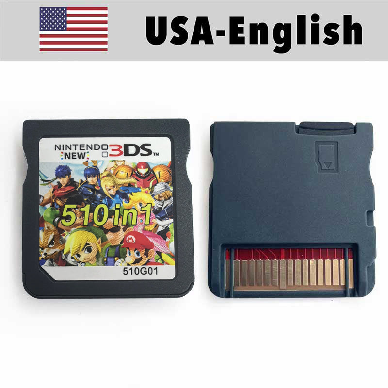 （Shipped from the United States）USA English 208 in 1,482 in 1,486 in 1,500 in 1,510 in 1,4300 in 1,5000 in 1,7800 in 1 Game Cartridge for DS Console