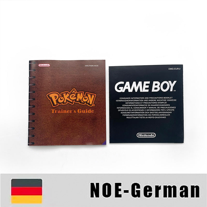 gbc game NOE German pokemon red version Battery save no RTC Flash pokemon rot cartridge with tray box gbc game boy color