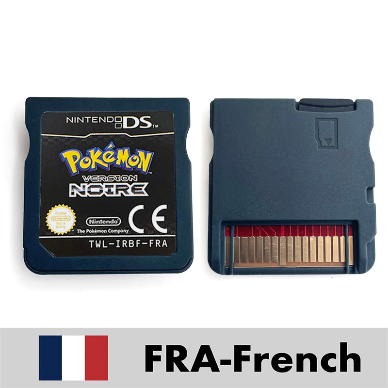 USA FRA ITA NOE ESP Pokemon HeartGold SoulSilver Black 1 2 White 1 2 Nintendo Game Cartridge for DS NDS 3DS