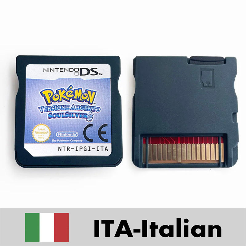 USA FRA ITA NOE ESP Pokemon HeartGold SoulSilver Black 1 2 White 1 2 Nintendo Game Cartridge for DS NDS 3DS