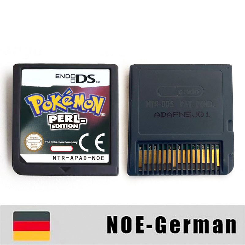 ESP ITA FRA USA EUR NOE Pokemon HeartGold SoulSilver Platinum Diamond Pearl Nintendo Video Console Game Cardride For DS 2DS 3DS