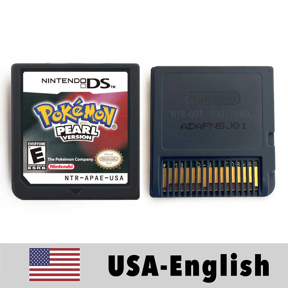 ESP ITA FRA USA EUR NOE Pokemon HeartGold SoulSilver Platinum Diamond Pearl Nintendo Video Console Game Cardride For DS 2DS 3DS