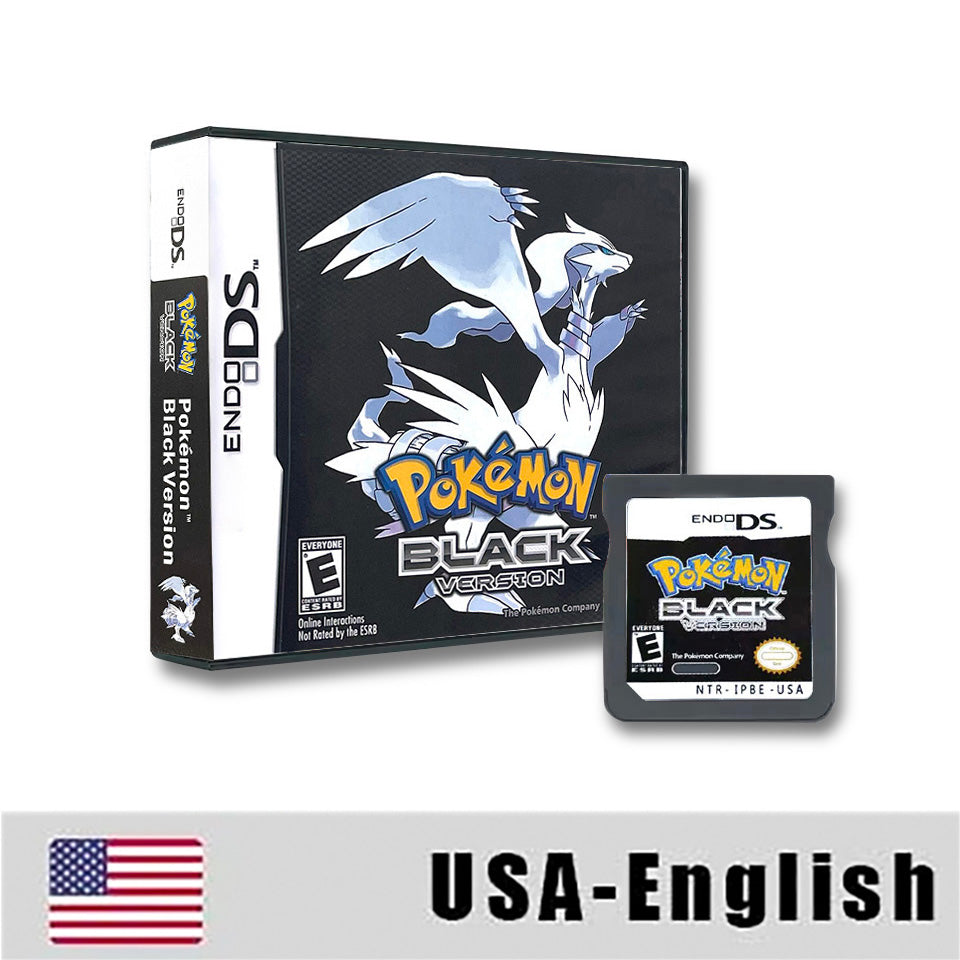 USA English Pokemon black 1 2 White 1 2 box Game Cartridge for DS NDS 3DS