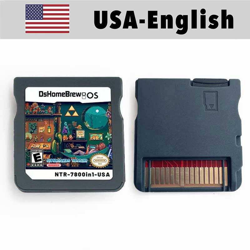 （Shipped from the United States）USA English 208 in 1,482 in 1,486 in 1,500 in 1,510 in 1,4300 in 1,5000 in 1,7800 in 1 Game Cartridge for DS Console