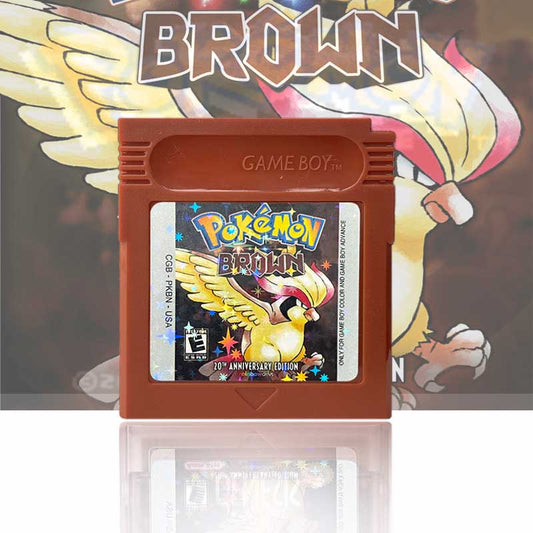 Pokémon Brown 20th Anniversary v6.0.1 ( NO RTC Flash cart ) Cartridge for gbc