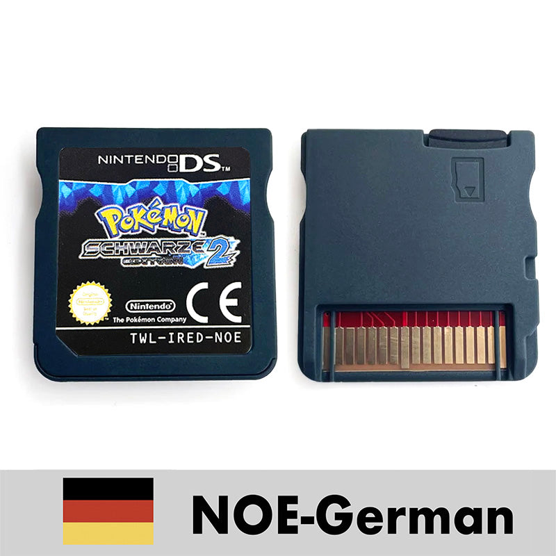 USA FRA ITA NOE ESP Pokemon HeartGold SoulSilver Black 1 2 White 1 2 Nintendo Game Cartridge for DS NDS 3DS