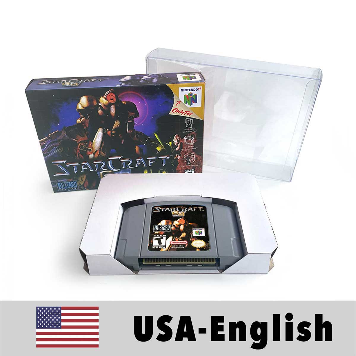 USA NTSC Banjo Donkey Kong 64 Kirby 64 Mario Party Pokemon Stadium Zelda Goldeneye 007 Game Cartridge Tray BOX for N64