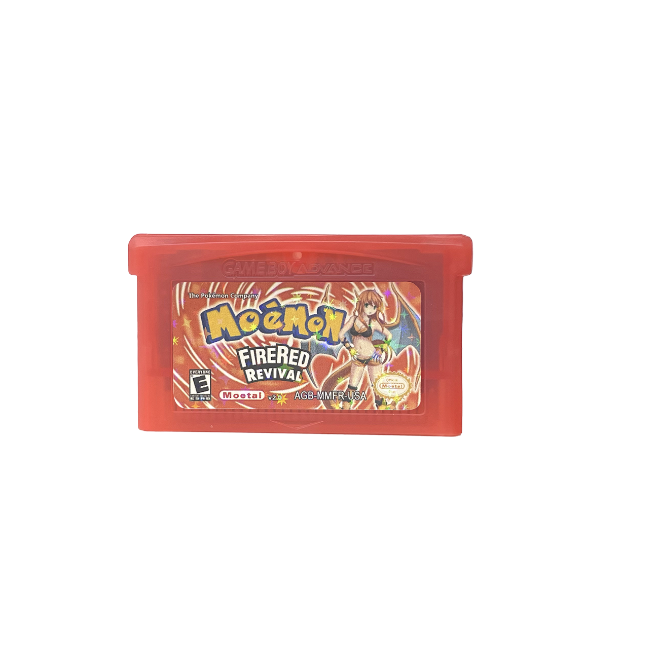 USA Version Pokemon FIRERED REVIVAL v2.0 gba 1 M Flash cart GBA Game Cartridge Rom Hack English
