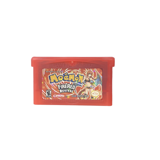 USA Version Pokemon FIRERED REVIVAL v2.0 gba 1 M Flash cart GBA Game Cartridge Rom Hack English