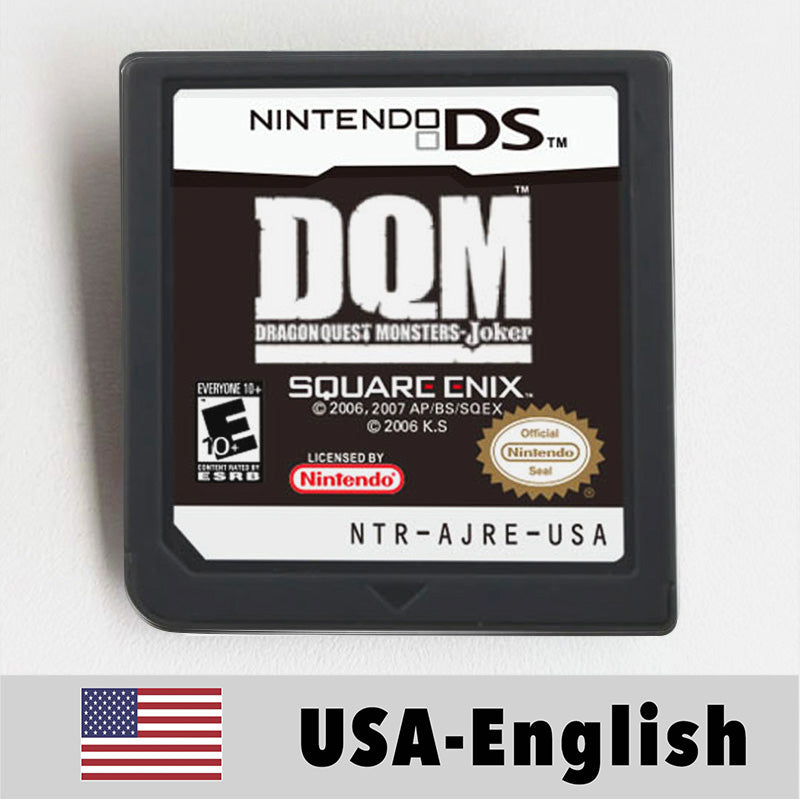 USA English Ace Attorney/Castlevania/Kirby/Rune Factory/Bomberman/Digimon World/Dragon Quest/Etrian Odyssey Game Cartridge for Nintendo Ds 3ds 2ds
