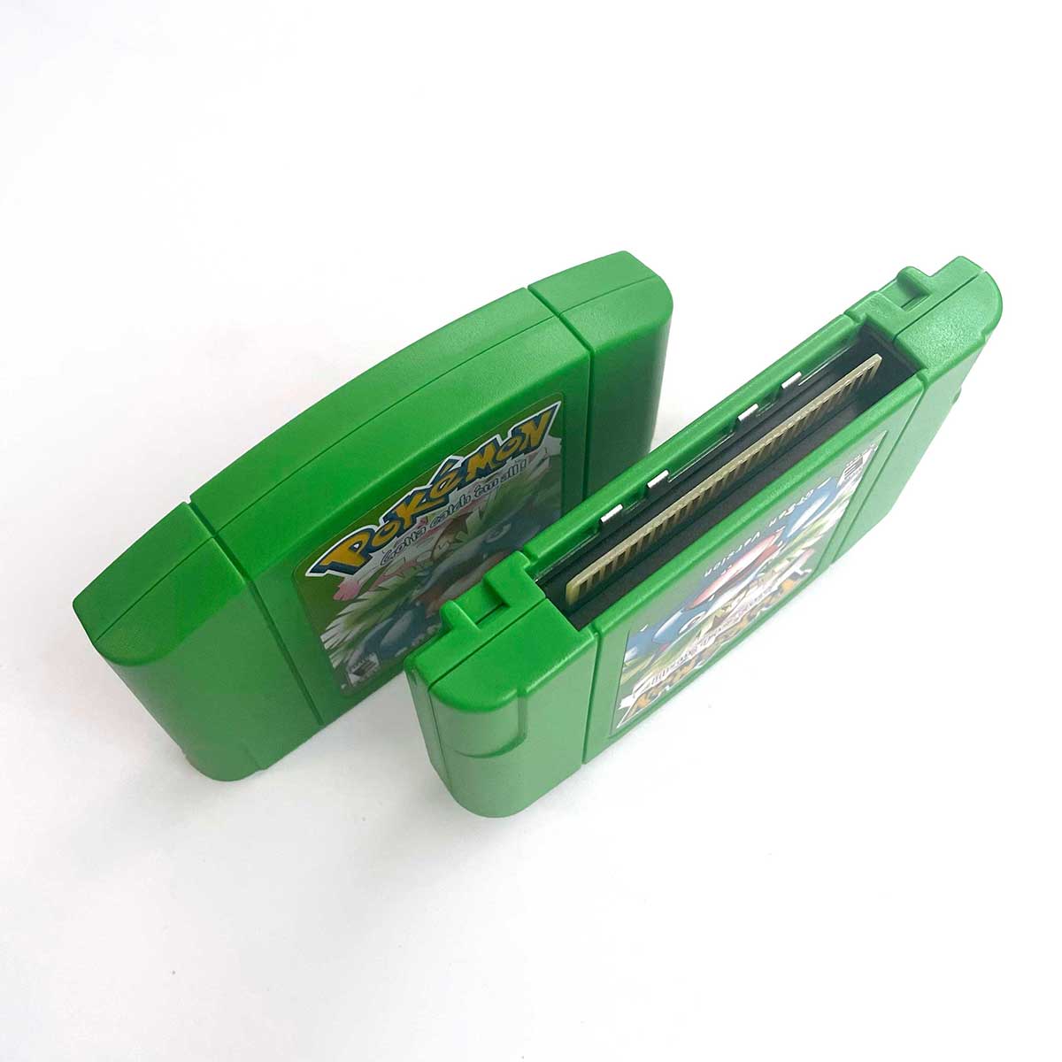 USA NTSC Pokemon Blue Crystal Red Silver Yellow Gold Green Game Cartridge 64 Bit Game Consoles with Retail Box for N64