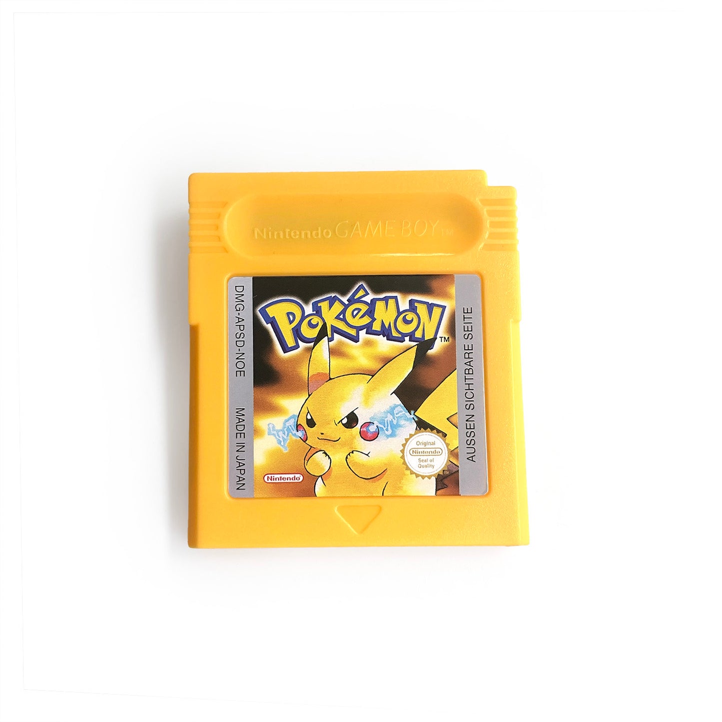 GBC game NOE German pokemon yellow version Nintendo Battery save NO RTC flash pokemon gelb cartridge tray box gbc game boy color