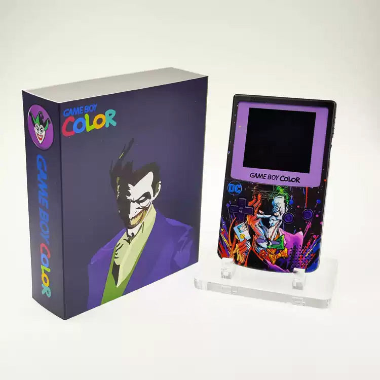 GBC customized GAMEBOY COLOR game console highlights point-to-point full fit clown