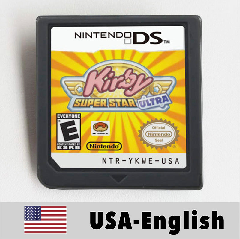 USA English Ace Attorney/Castlevania/Kirby/Rune Factory/Bomberman/Digimon World/Dragon Quest/Etrian Odyssey Game Cartridge for Nintendo Ds 3ds 2ds