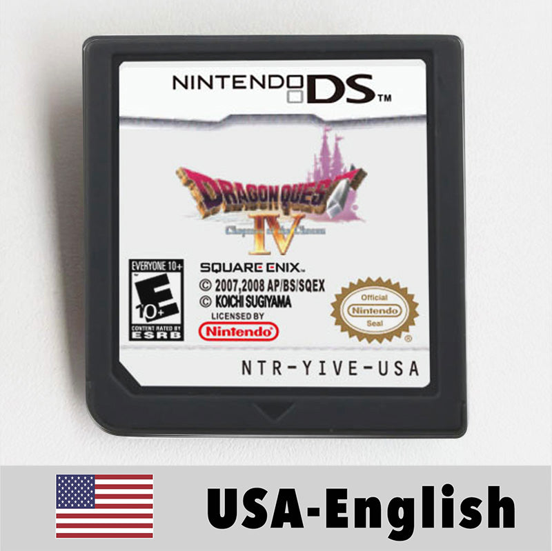 USA English Ace Attorney/Castlevania/Kirby/Rune Factory/Bomberman/Digimon World/Dragon Quest/Etrian Odyssey Game Cartridge for Nintendo Ds 3ds 2ds