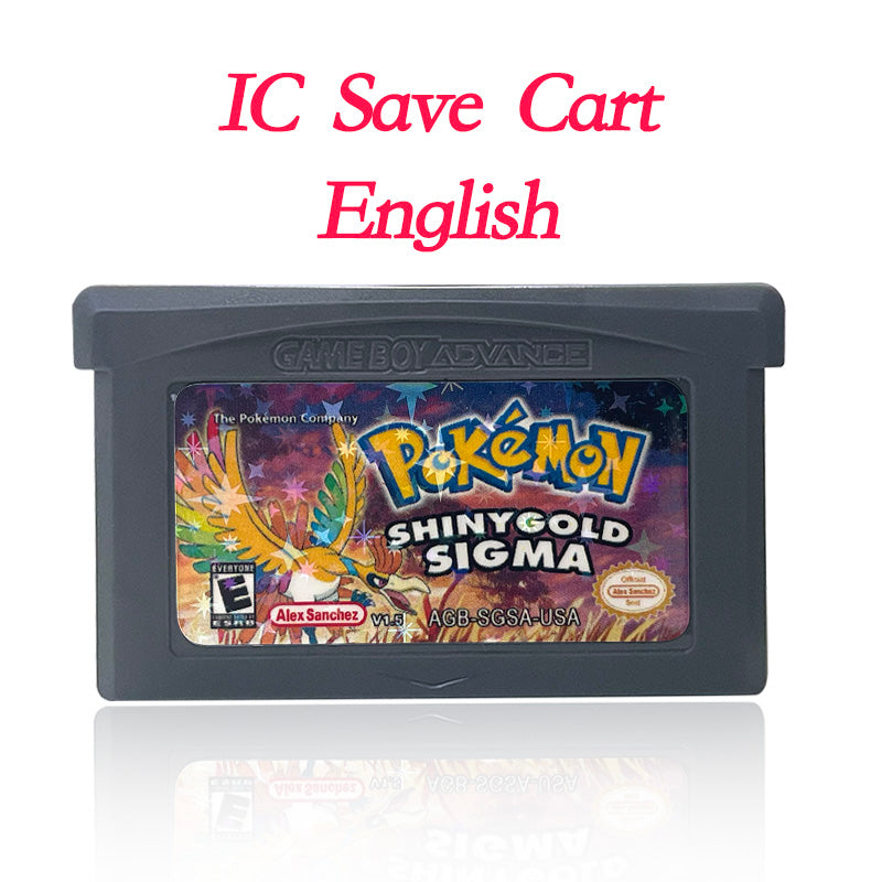 USA IC SAVE Pokemon firered extended INTERNAL LEGEND SWAAT RECHARGED YELLOW Cartridge Video Game Console Rom Hack English