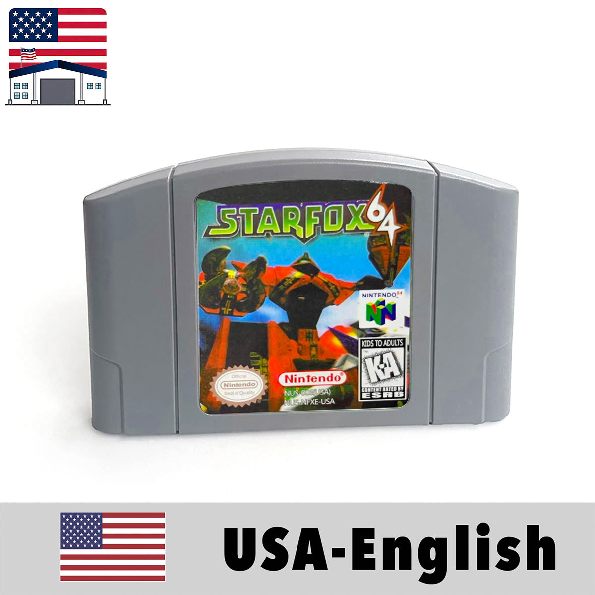 （Shipped From The United States) USA NTSC Version English Retro Video Game Consoles 64bit Game Cartridge for N64