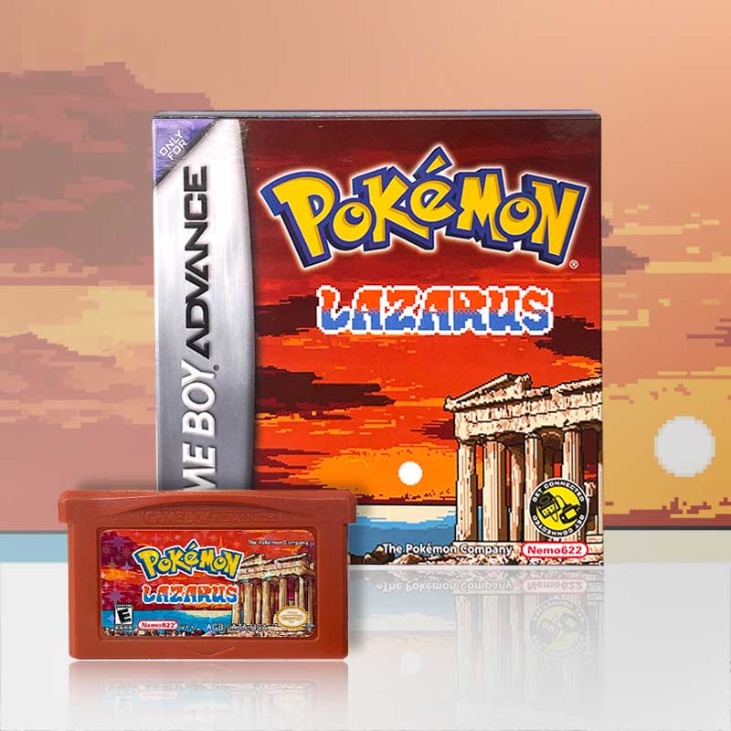 Pokemon lazarus v 2.0 ( RTC Flash cart ) Cartridge for GBA