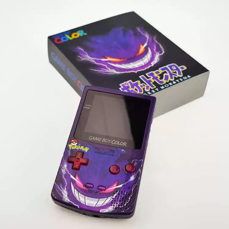 GBC customized GAMEBOY COLOR game console, high brightness handheld console, point-to-point full fit Geng Gui