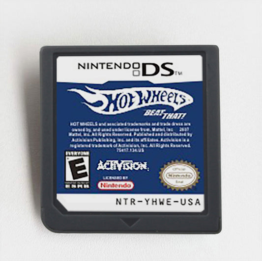 Hot Wheels DS Kid-Friendly Racing with Mini-Game Worlds & Power-Up Battles Game cartridge for Nintendo Ds 3ds 2ds