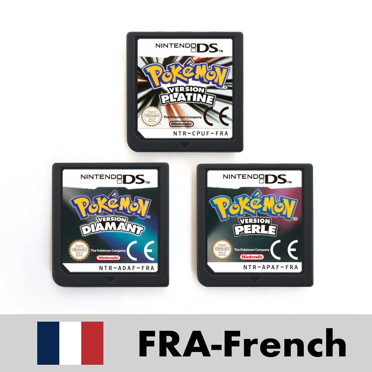 ESP ITA FRA USA EUR NOE Pokemon HeartGold SoulSilver Platinum Diamond Pearl Nintendo Video Console Game Cardride For DS 2DS 3DS