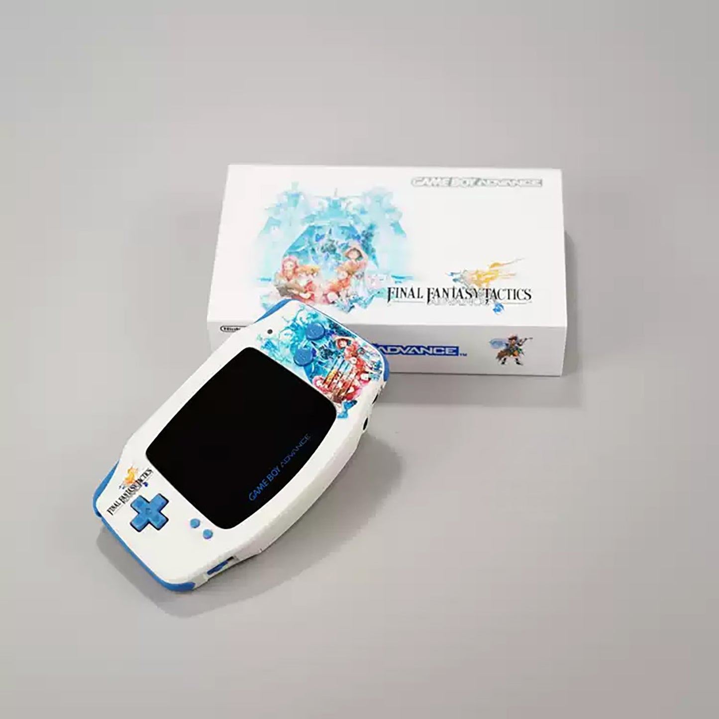 GAMEBOY Advance GBA Gaming Console Highlighting SP GBM NDSL Final Fantasy