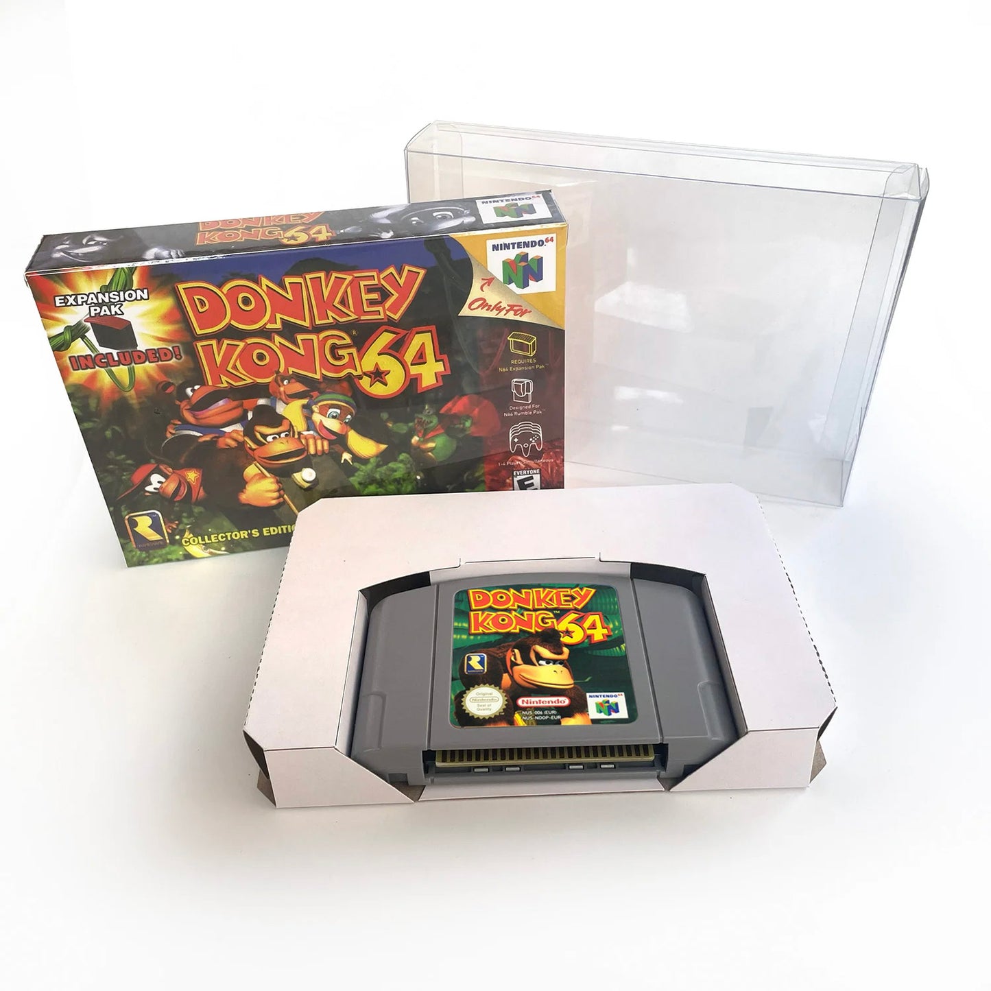 donkey kong 64 game cartridge with tray box for N64 Nintendo 64