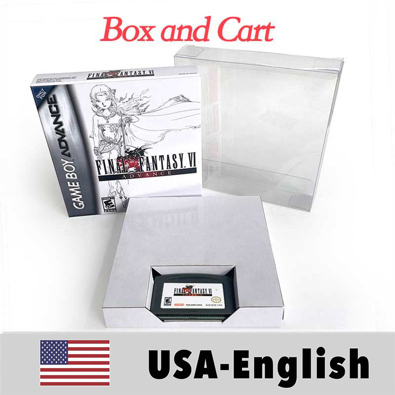 USA Englsih Zelda,super Mario,Castlevania,Metroid,Kirby,Final Fantasy,donkey Kong,Fire Emblem Nintendo box tray Game Cartridge for Gba