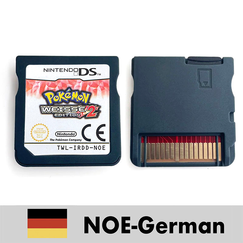 USA FRA ITA NOE ESP Pokemon HeartGold SoulSilver Black 1 2 White 1 2 Nintendo Game Cartridge for DS NDS 3DS